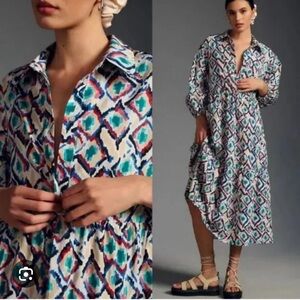 Bettina Tiered Shirt Dress